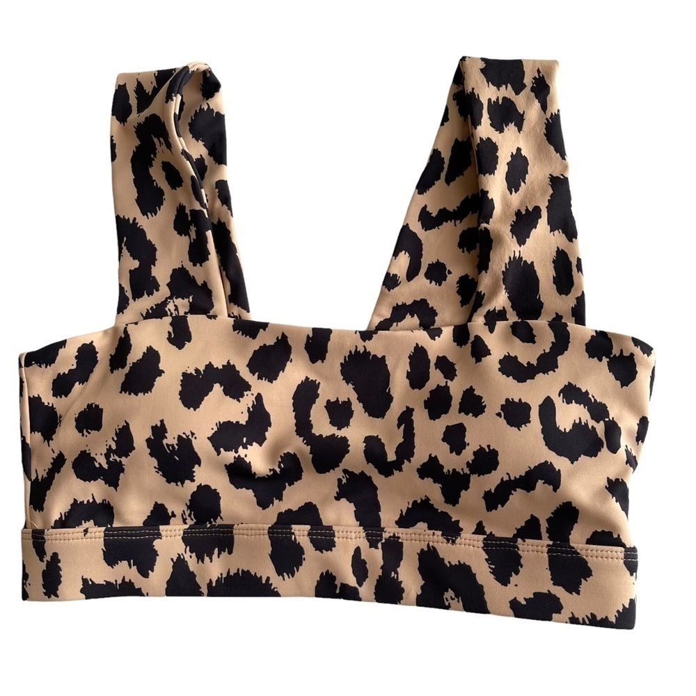 Leopard Print Sports Bra - Picture 2 of 10